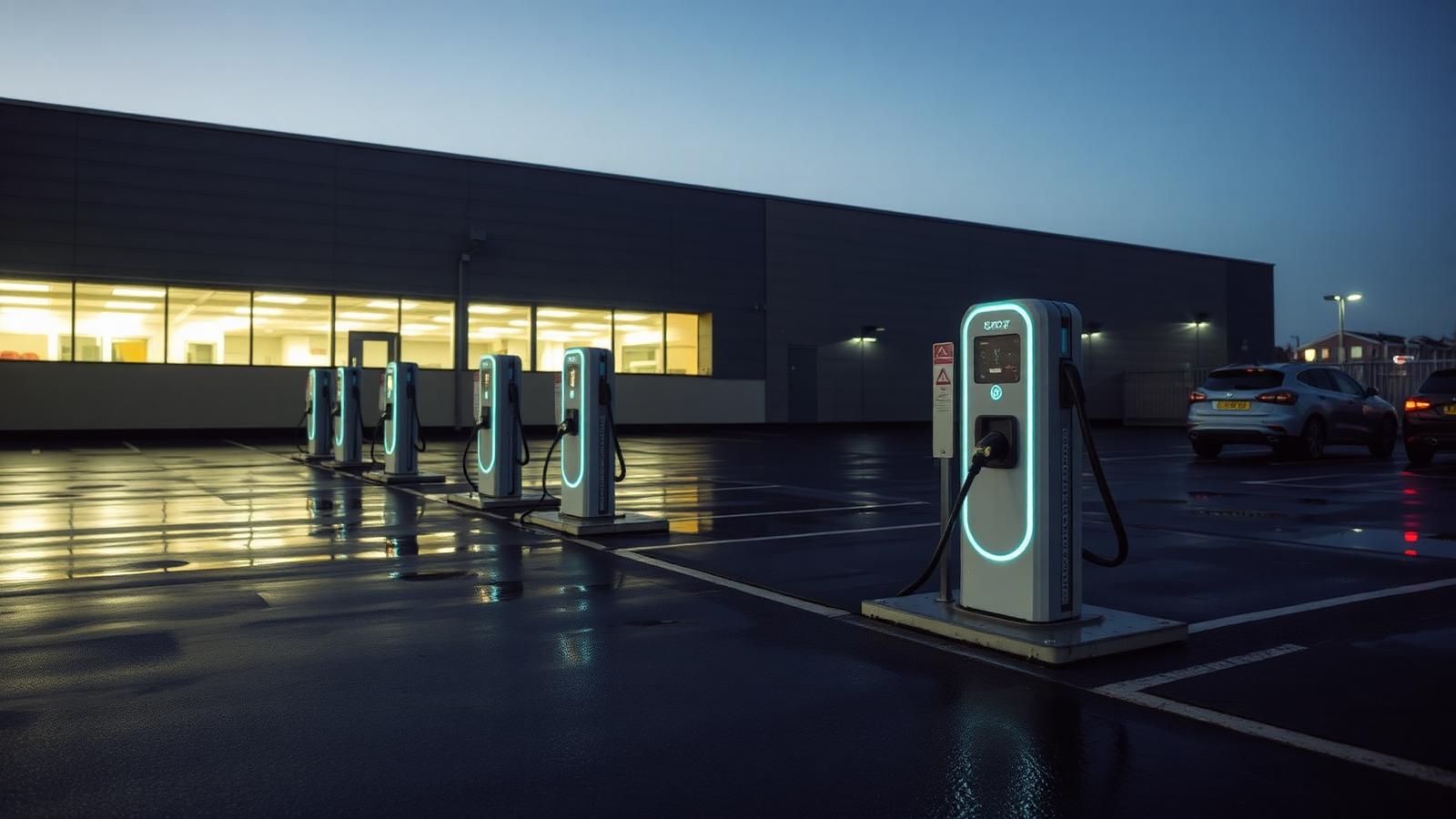 Installing EV charging points at a UK workplace